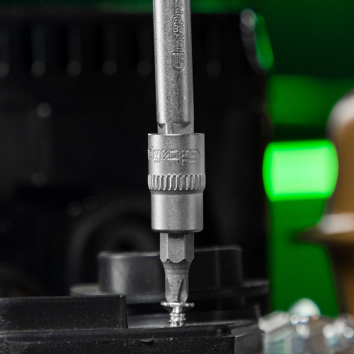 Набор инструментов, 1/4", пластиковый кейс 56 предметов Сибртех по ценам производителя в Воронеже с доставкой по всей России