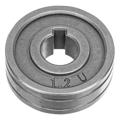 Подающий ролик, U профиль под алюминиевую проволоку 1,0-1,2 мм, 2 шт Denzel по ценам производителя в Воронеже с доставкой по всей России