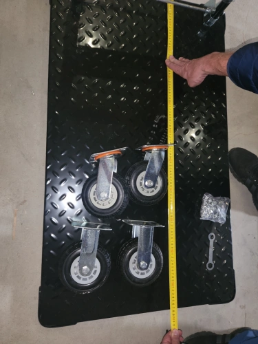 Тележка платформенная 950 кг TOR PH950 (1100х650) со складной ручкой (резиновые колеса 150 мм) по ценам производителя в Воронеже с доставкой по всей России