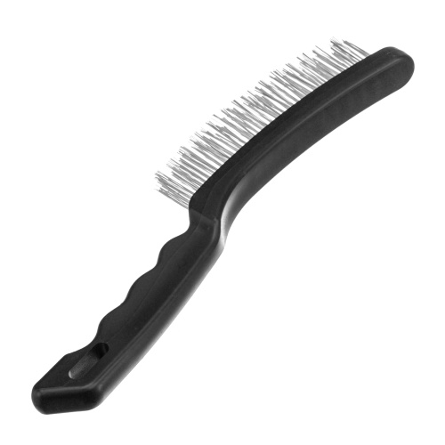 Щетка трехрядная металлическая с пластмассовой ручкой Sparta по ценам производителя в Воронеже с доставкой по всей России