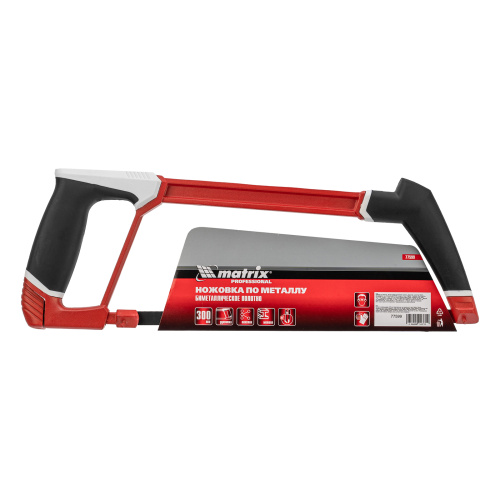 Ножовка по металлу, 300 мм, биметаллическое полотно, двухкомпонентная рукоятка Matrix Professional по ценам производителя в Воронеже с доставкой по всей России