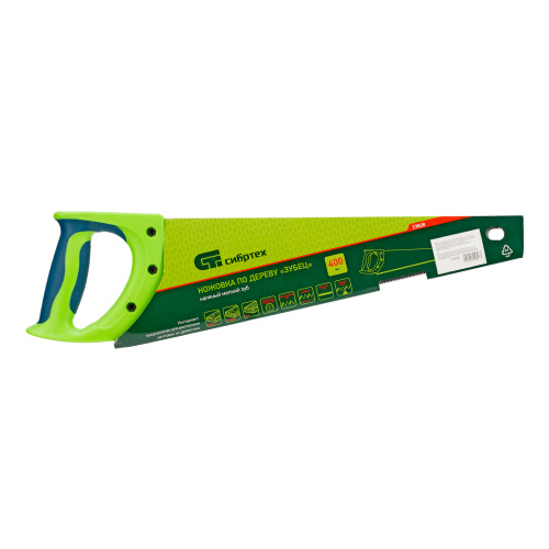 Ножовка по дереву"Зубец" для точных пильных работ, 400 мм, каленый зуб 2D, 14 TPI, двухкомпонентная рукоятка Сибртех по ценам производителя в Воронеже с доставкой по всей России