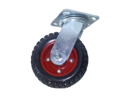 Колесо большегрузное поворотное PS 200 200 мм резина с протектором (N) по ценам производителя в Воронеже с доставкой по всей России