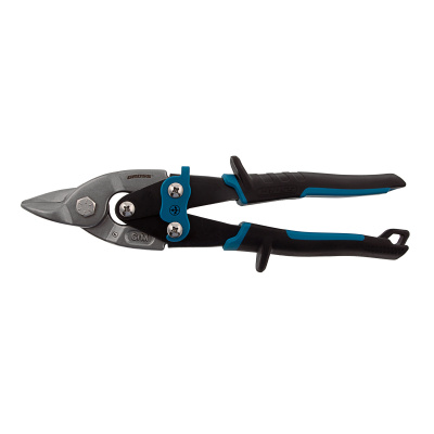 Ножницы по металлу "Piranha", 230 мм, прямой усиленный рез (Bulldog) сталь СrMo, двухкомпонентная рукоятка-ки Gross по ценам производителя в Воронеже с доставкой по всей России