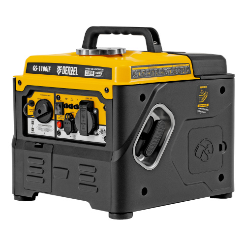 Генератор инверторный GS-1100iF, 1,1 кВт, 230 В, ручной старт DENZEL по ценам производителя в Воронеже с доставкой по всей России
