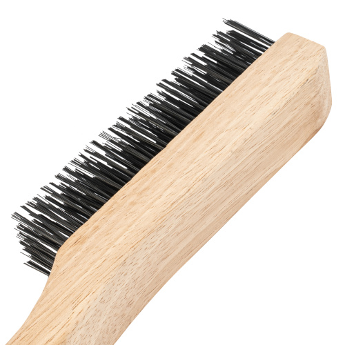 Щетка зачистная шестирядная, закаленная прямая проволока с деревянной ручкой Сибртех по ценам производителя в Воронеже с доставкой по всей России