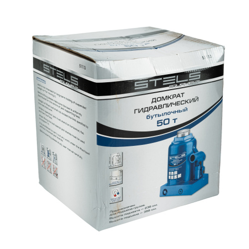Домкрат гидравлический бутылочный, 50 т, H подъема 236-356 мм Stels по ценам производителя в Воронеже с доставкой по всей России