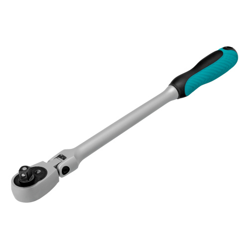 Ключ-трещотка шарнирный 3/8", СrV, 72 зуба, с быстрым сбросом, матовый хром Stels по ценам производителя в Воронеже с доставкой по всей России