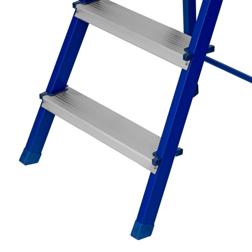 Стремянка, 4 ступени, стальной профиль, алюминиевые ступени Сибртех по ценам производителя в Воронеже с доставкой по всей России