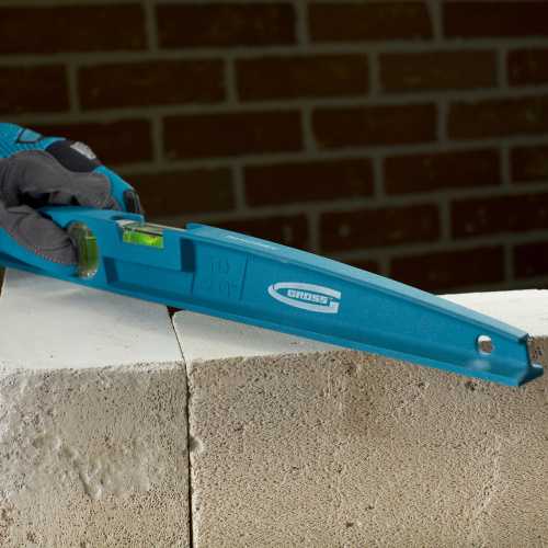 Уровень литой, 500 мм, 2 глазка Gross по ценам производителя в Воронеже с доставкой по всей России