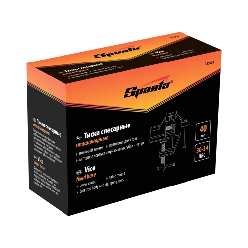 Тиски, 40 мм, крепление для стола Sparta по ценам производителя в Воронеже с доставкой по всей России