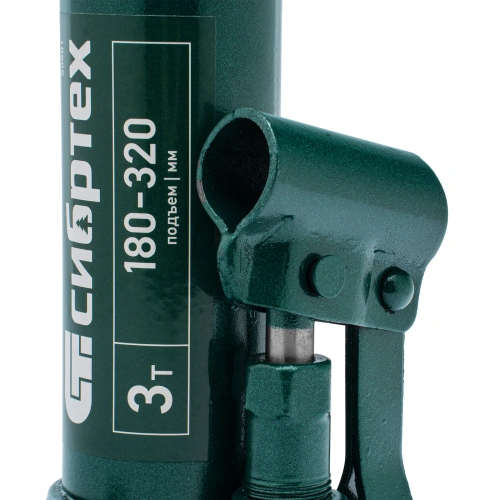 Домкрат гидравлический бутылочный, 3 т, 180-320 мм, в пласт. кейсе Сибртех по ценам производителя в Воронеже с доставкой по всей России