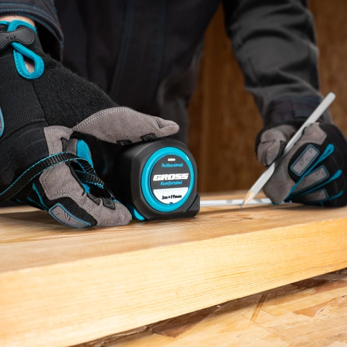 Рулетка Komfortabel 3 м х 19 мм,обрезиненный корпус Gross по ценам производителя в Воронеже с доставкой по всей России