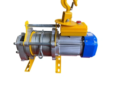 Лебедка электрическая  300/600кг  60/30м с канатом 220В 24м/мин алюминиевый корпус TOR KCD (TSA) по ценам производителя в Воронеже с доставкой по всей России