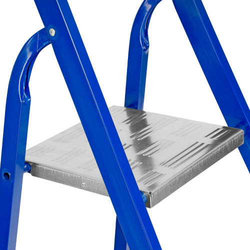 Стремянка, 9 ступеней, стальной профиль, алюминиевые ступени Сибртех по ценам производителя в Воронеже с доставкой по всей России