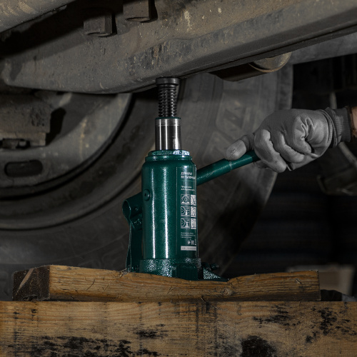 Домкрат гидравлический бутылочный, 8 т, 180-350 мм Сибртех купить в Москве с доставкой по всей России | ProtosMarket.ru