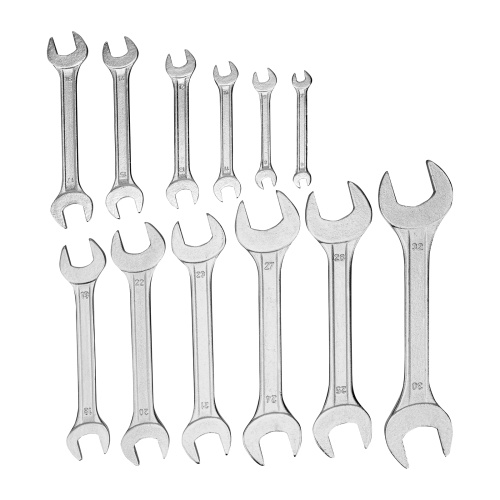 Набор ключей рожковых, 6 х 32 мм, 12 шт, хромированные Sparta по ценам производителя в Воронеже с доставкой по всей России