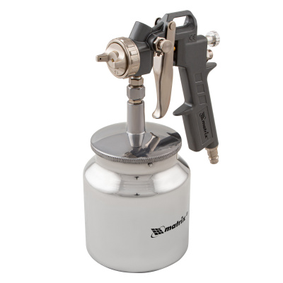 Краскораспылитель пневматический с нижним бачком V 0.75 л, сопло D 1.2, 1.5 и 1.8 мм Matrix по ценам производителя в Воронеже с доставкой по всей России
