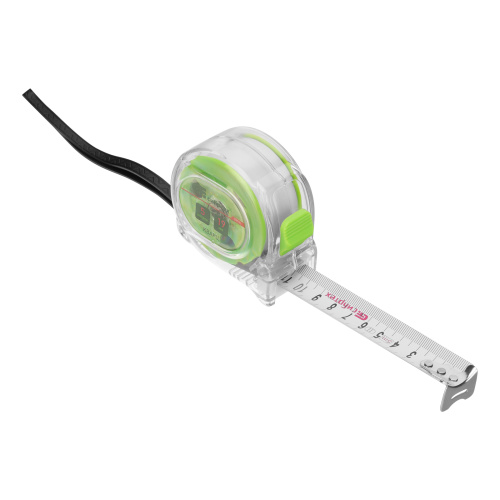 Рулетка Кварц,прозрачный корпус,амортизатор,5 м х 19 мм Сибртех по ценам производителя в Воронеже с доставкой по всей России