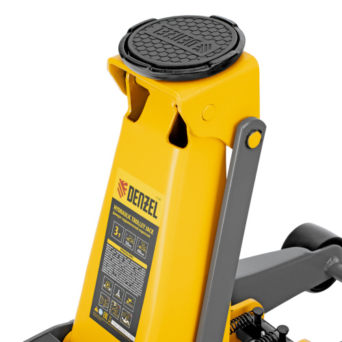 Домкрат гидравлический подкатной, 3 т, 125-470 мм, быстрый подъем, проф. Denzel по ценам производителя в Воронеже с доставкой по всей России