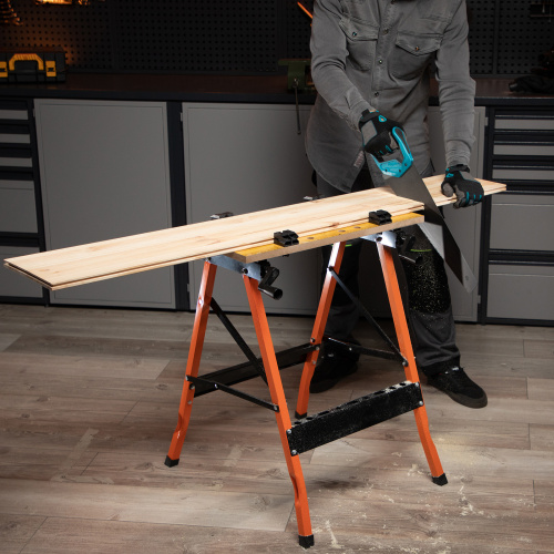 Верстак-тиски, 640 х 520 х 790 мм, портативный Sparta по ценам производителя в Воронеже с доставкой по всей России