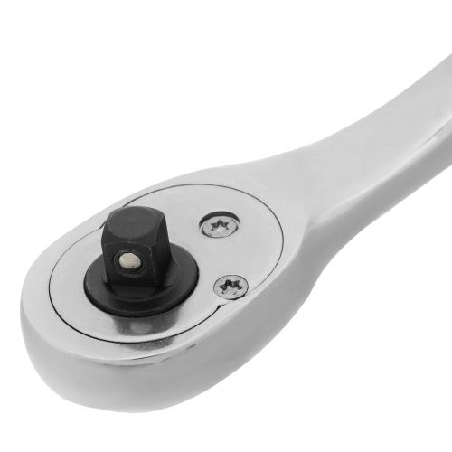 Ключ-трещотка 1/4", CrV, 90 зубьев, усиленный, хром Gross по ценам производителя в Воронеже с доставкой по всей России