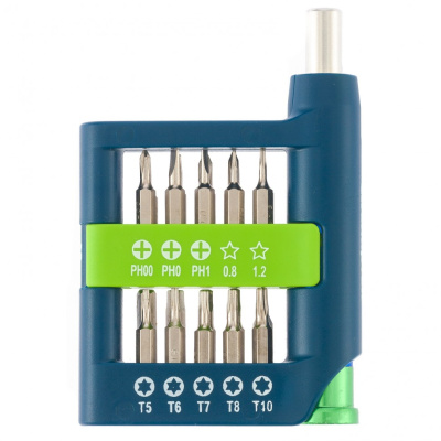 Отвертка для точных работ с набором бит, 21 шт, CrV Сибртех по ценам производителя в Воронеже с доставкой по всей России