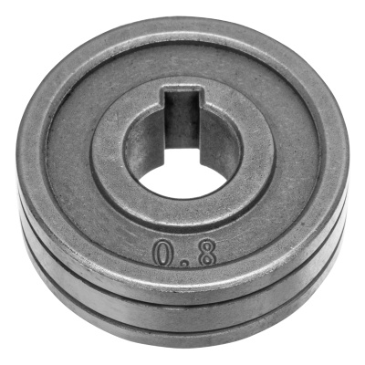 Подающий ролик, V профиль под стальную проволоку 0,8-1мм, 2 шт Denzel по ценам производителя в Воронеже с доставкой по всей России