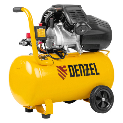 Компрессор воздушный DCV2200/50, прямой привод, 2.2 кВт, 50 литров, 380 л/мин Denzel по ценам производителя в Воронеже с доставкой по всей России