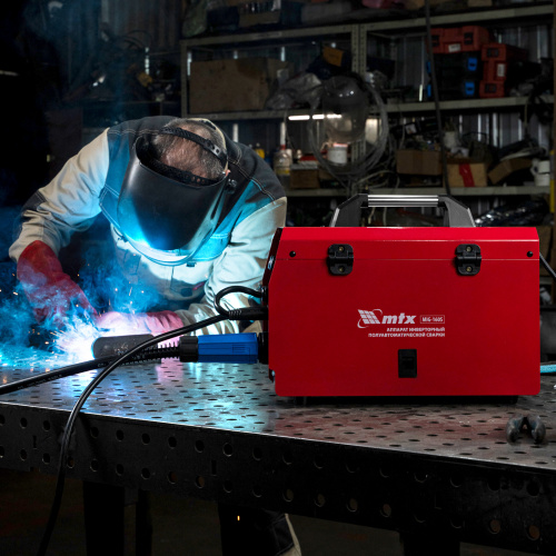 Аппарат инвертор. полуавтомат. cварки MIG-160S, 160A, ПВ 60%, катушка 5 кг MTX по ценам производителя в Воронеже с доставкой по всей России