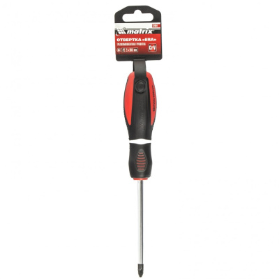 Отвертка "Era", PZ2 x 100 мм, CrV, трехкомпонентная рукоятка Matrix по ценам производителя в Воронеже с доставкой по всей России