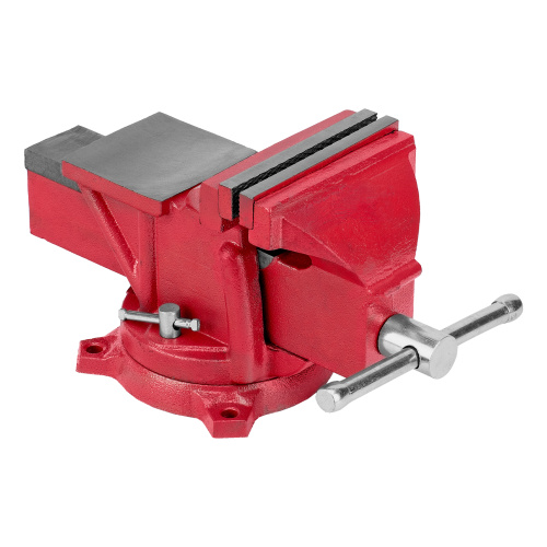 Тиски слесарные, 125 мм, поворотные, с наковальней Matrix по ценам производителя в Воронеже с доставкой по всей России