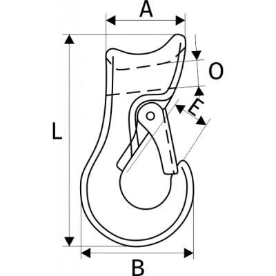 Крюк скользящий чокерный   5 т по ценам производителя в Воронеже с доставкой по всей России