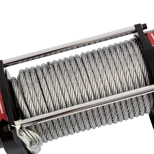 Лебедка автомобильная электрическая LB-4000, 4.5 т, 3.7 кВт, 12 В Denzel по ценам производителя в Воронеже с доставкой по всей России