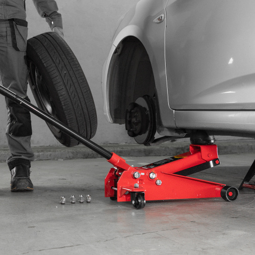 Домкрат гидравлический подкатной, 3 т, h подъема 130-465 мм Sparta по ценам производителя в Воронеже с доставкой по всей России