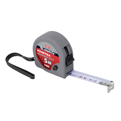 Рулетка Fine,5 м х 19 мм,пластиковый корпус Matrix по ценам производителя в Воронеже с доставкой по всей России
