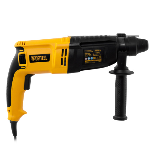Перфоратор электрический RHH-800-26, SDS-plus, 800 Вт, 3 Дж, 3 плюс 1 реж. Denzel по ценам производителя в Воронеже с доставкой по всей России