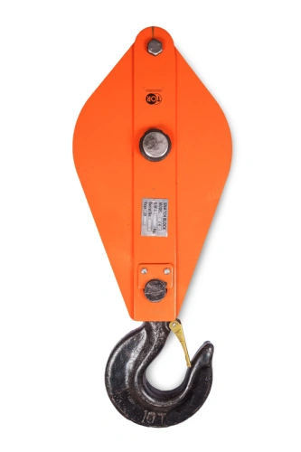 Блок монтажный однорольный с  крюком TOR 10 т с откидной щекой по ценам производителя в Воронеже с доставкой по всей России