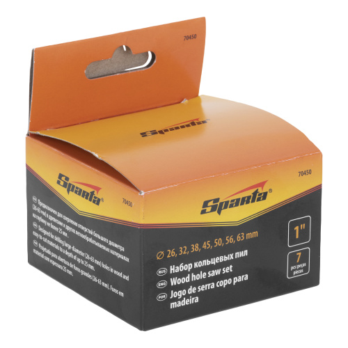 Пила кольцевая, D 26-63 мм, глубина пропила 1 Sparta по ценам производителя в Воронеже с доставкой по всей России