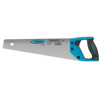 Ножовка по дереву "Piranha", 400 мм, 7-8 TPI, зуб-3D, каленый зуб, двухкомпонентная рукоятка Gross по ценам производителя в Воронеже с доставкой по всей России