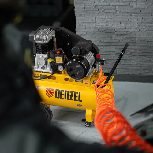 Компрессор воздушный рем. привод BCI 2100/50, 2,1 кВт, 50 литров, 400 л/мин Denzel купить в Москве с доставкой по всей России | ProtosMarket.ru