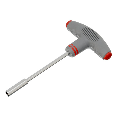 Отвертка с Т-образной эргономичной ручкой и набором бит, 11 шт, CrV Matrix по ценам производителя в Воронеже с доставкой по всей России