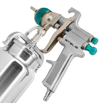 Краскораспылитель AS 702 НP профессиональный, всасывающего типа, сопло 1.8 мм и 2 мм Stels по ценам производителя в Воронеже с доставкой по всей России