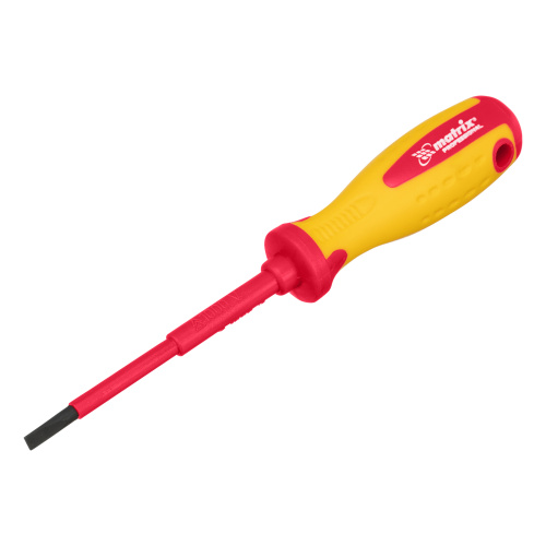 Отвертка Insulated, SL4 x 100 мм, CrMo, до 1000 В, двухкомпонентная рукоятка Matrix Professional по ценам производителя в Воронеже с доставкой по всей России