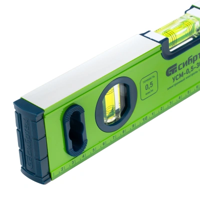 Уровень алюминиевый УСМ-0,5-300, фрезерованный, 3 глазка, магнитный, 300 мм Сибртех по ценам производителя в Воронеже с доставкой по всей России