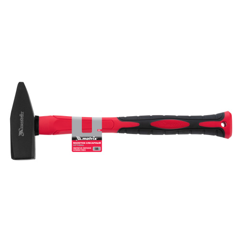 Молоток слесарный optimal, 1500 г, фибергласовая обрезиненная рукоятка, квадратный боек Matrix по ценам производителя в Воронеже с доставкой по всей России