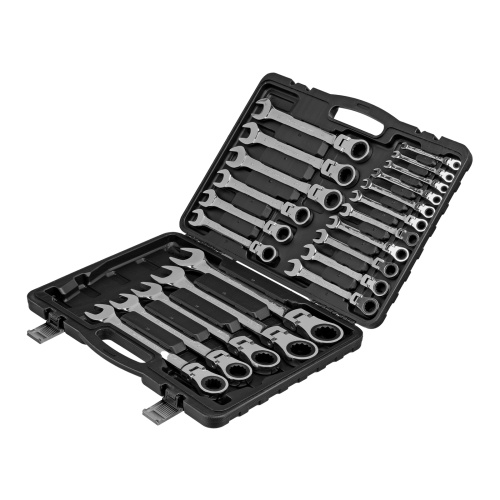 Набор ключей комбинированных, трещоточных шарнирных 22 шт. Matrix по ценам производителя в Воронеже с доставкой по всей России