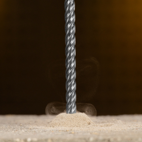 Бур по бетону, цельная крестовая пластина, 8x265 мм, SDS PLUS Denzel по ценам производителя в Воронеже с доставкой по всей России