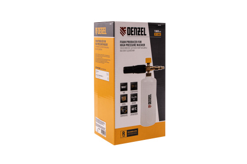 Пенокомплект FPB-1000, для моечных машин высокого давления, латунь  Denzel по ценам производителя в Воронеже с доставкой по всей России