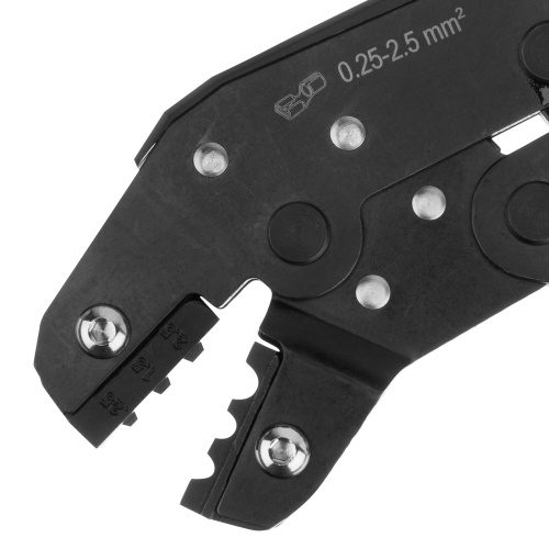 Клещи для обжима неизолированных наконечников НК и НВ, разъемов РП, 0,25 - 2,5 мм2 Denzel по ценам производителя в Воронеже с доставкой по всей России